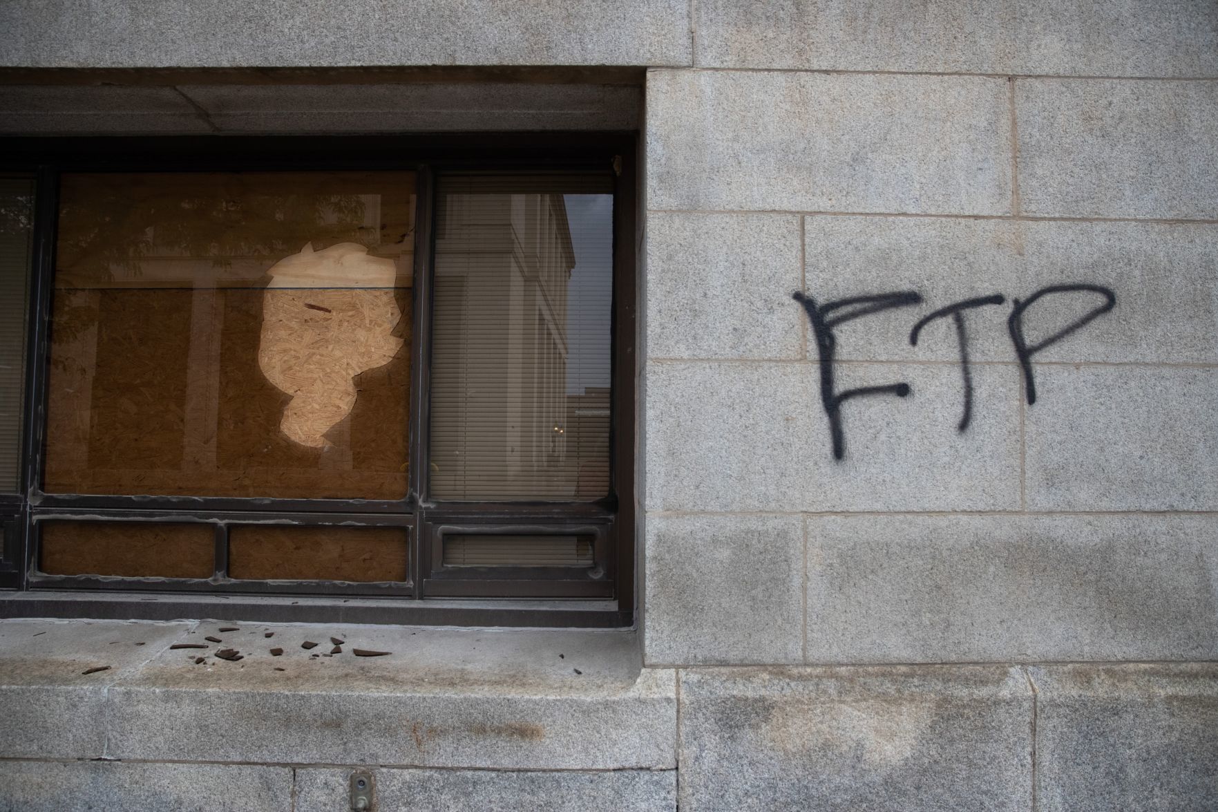 Protest Damage